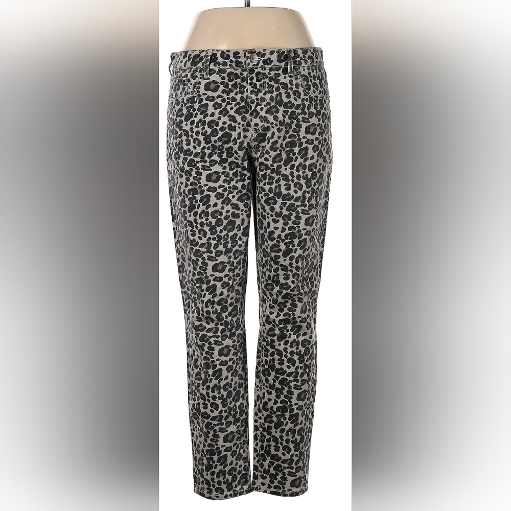 Loft leopard jeans